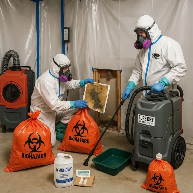 Contaminated Water Handling Protocols process in Lauderdale, MN